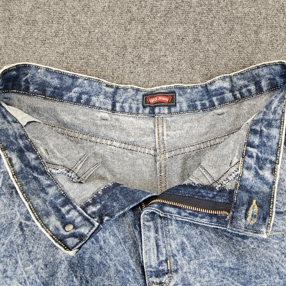 VTG RARE 80s Bon Jour Womens Acid Wash Tapered Mom Jeans Acid Wash 22 USA NWT - Picture 8 of 16